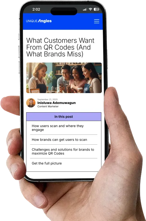 Unique Angles Article